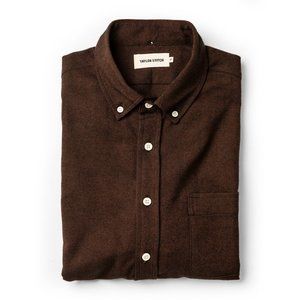 Taylor Stitch The Jack in Brushed Rust Oxford - Medium